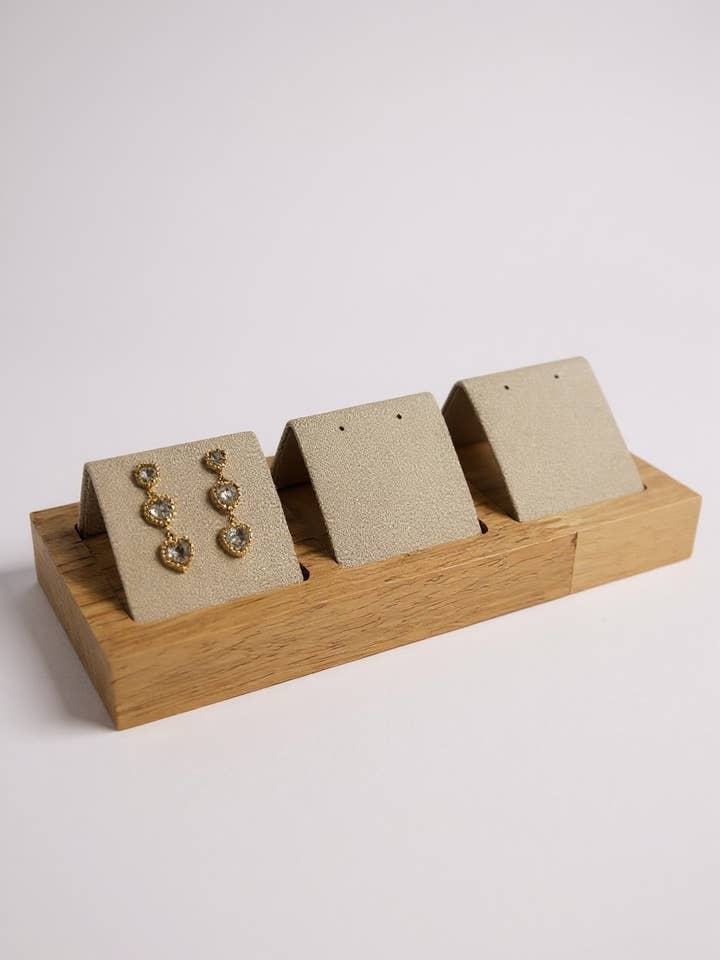Présentoir à boucles d'oreilles 3 places RY39 pour la vente par BYREN | ÉLINE L'ATELIER