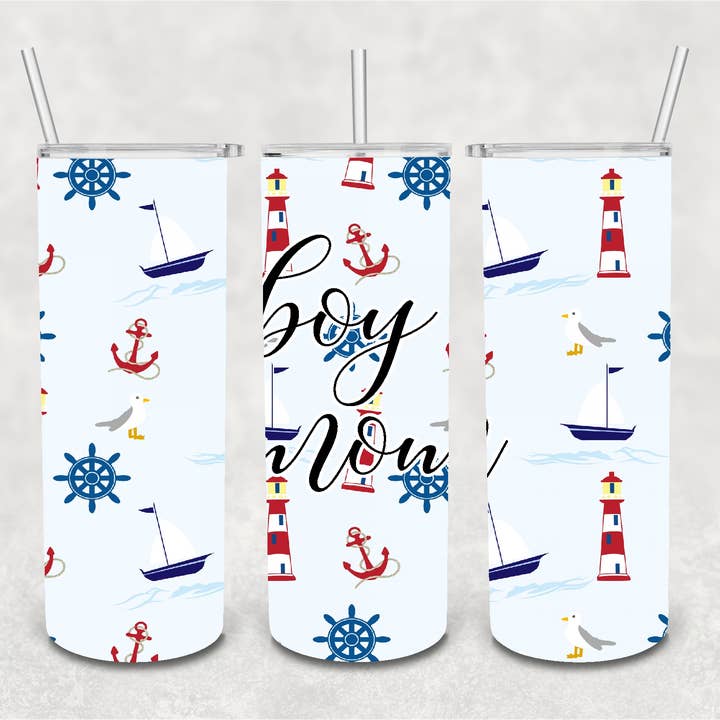 Boy Mom Sailor for wholesale by Noel & Co Tumblers