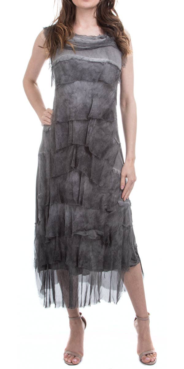 Gigi Moda - Wholesale Dress - Women's - Full Length Ruffle Dress31