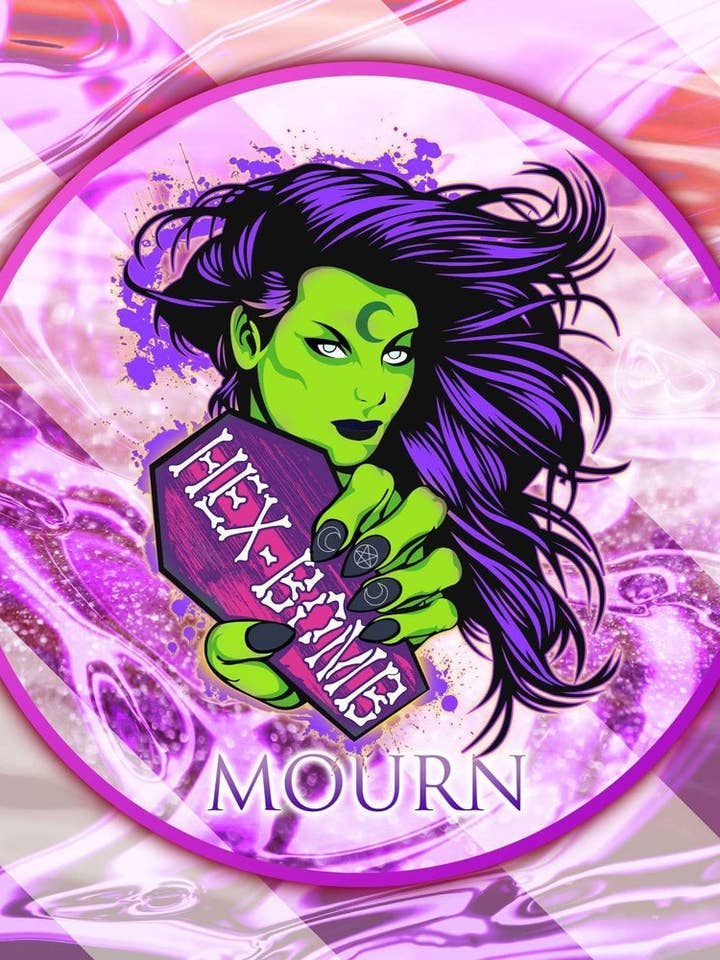 Mourn Lilac Metallic Bath Bomb with Single Use Soap for wholesale by Hexbomb ltd