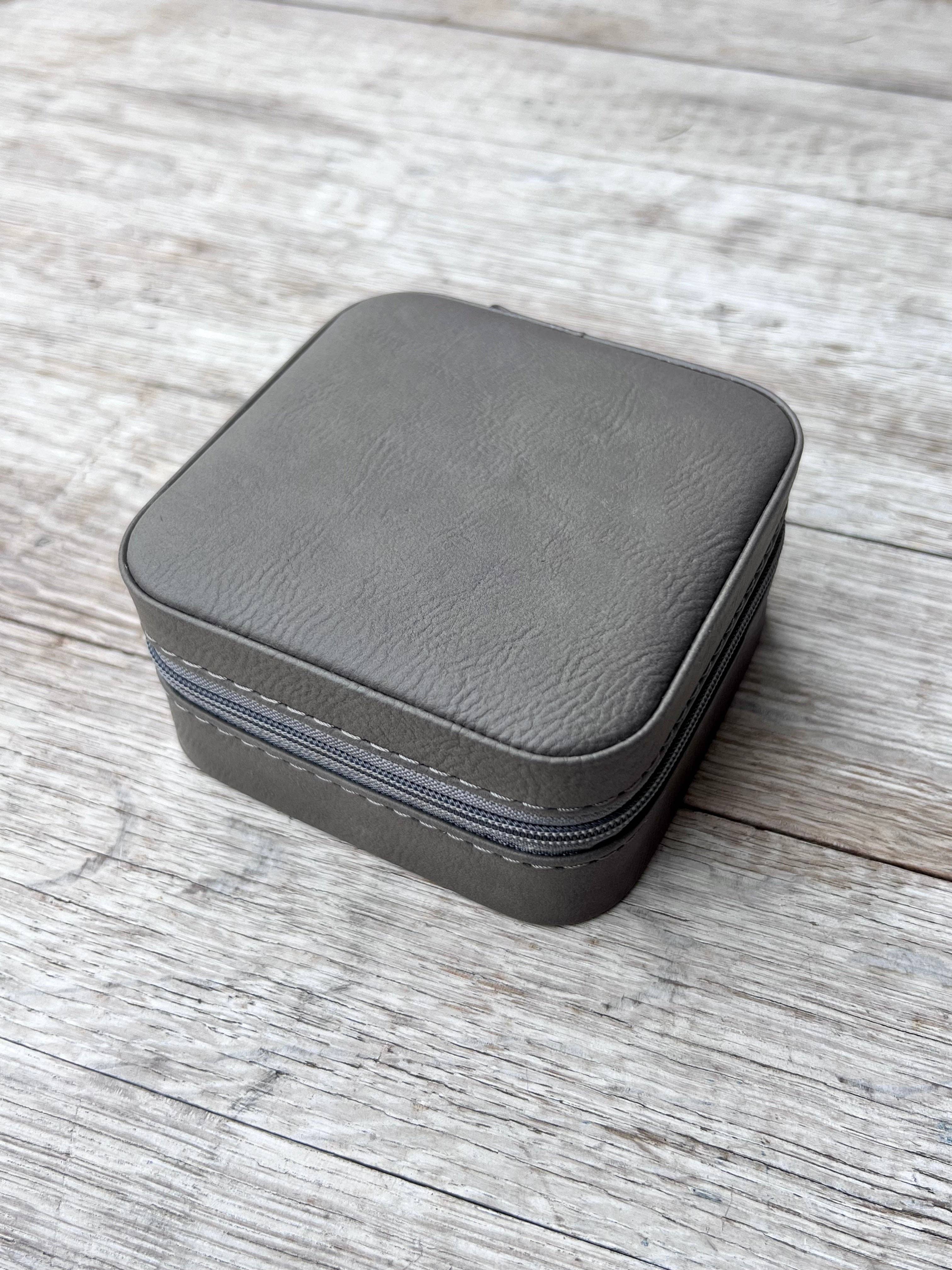 KW Custom Creations - Wholesale Jewelry Box/Organizer - Laserable Leatherette Travel Jewelry Box13