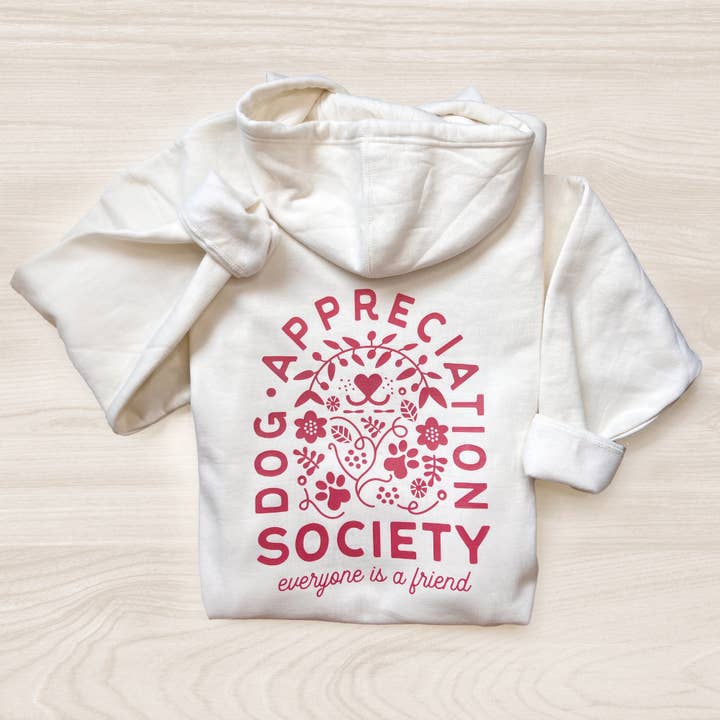 Poppy & Lou - Wholesale Hoodie - Women's - Dog Appreciation Society Hoodie Sweatshirt