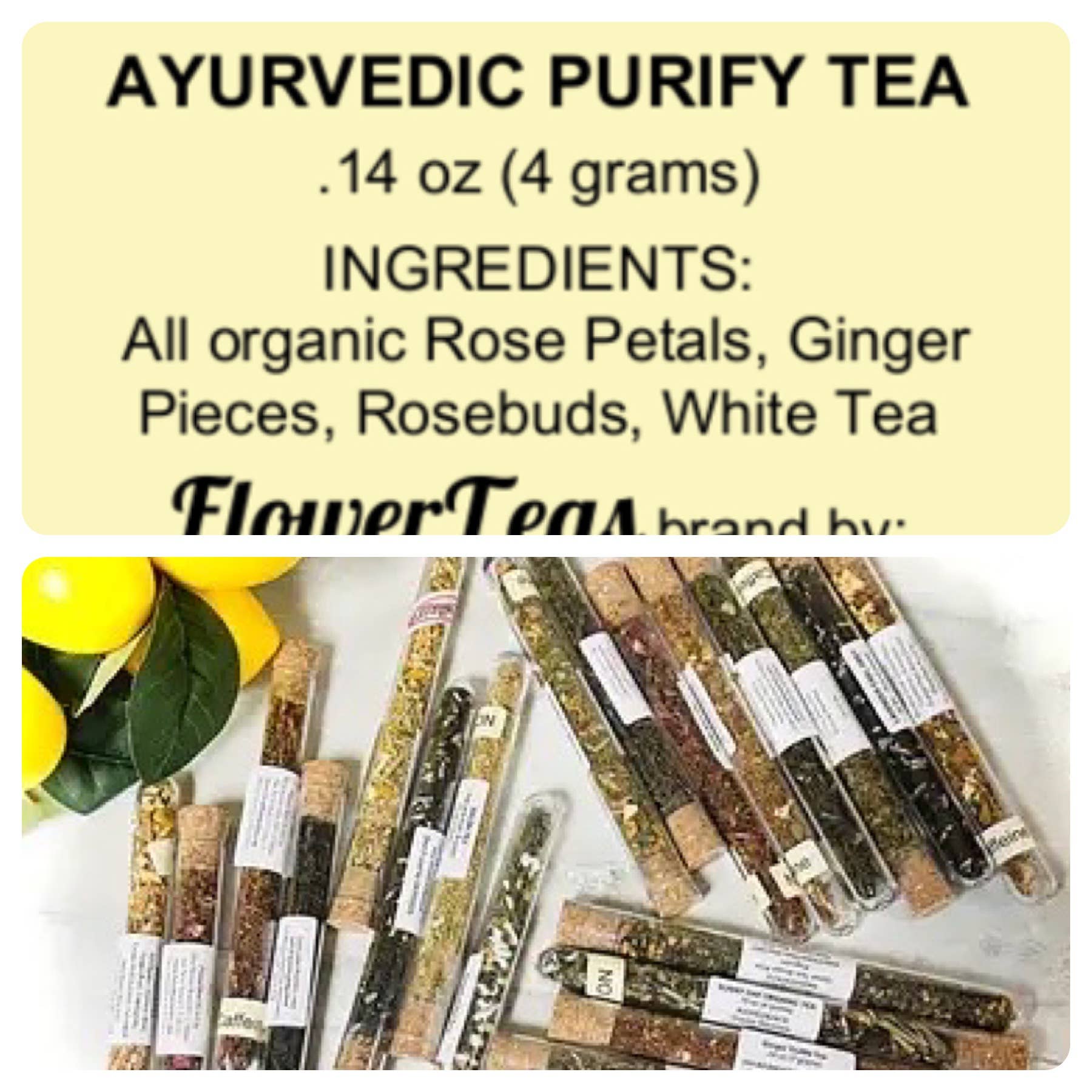 FlowerTeas - Venta al por mayor Tés a granel - Té suelto y mezclas de Matcha en tubos de ensayo30