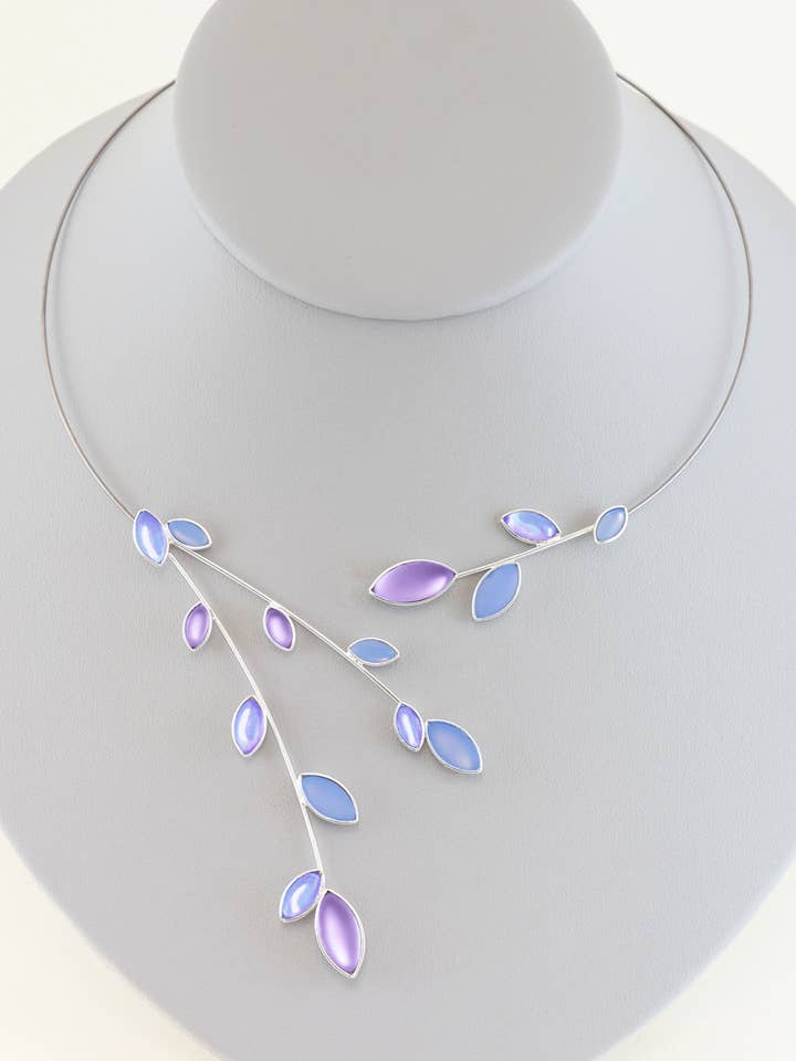 Conjunto de Plata Willow en Púrpura para venta al por mayor de Kristina Collection