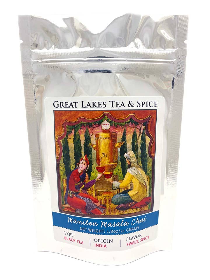 Manitou Premium Masala Chai Loose Black Tea 1.8 oz for wholesale by Great Lakes Tea & Spice