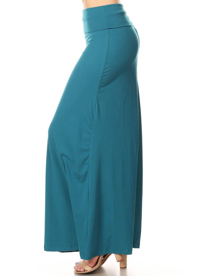 USA Fashion – Saia - Mulher por atacado – Saia Maxi de Cintura Alta Amanteigada7