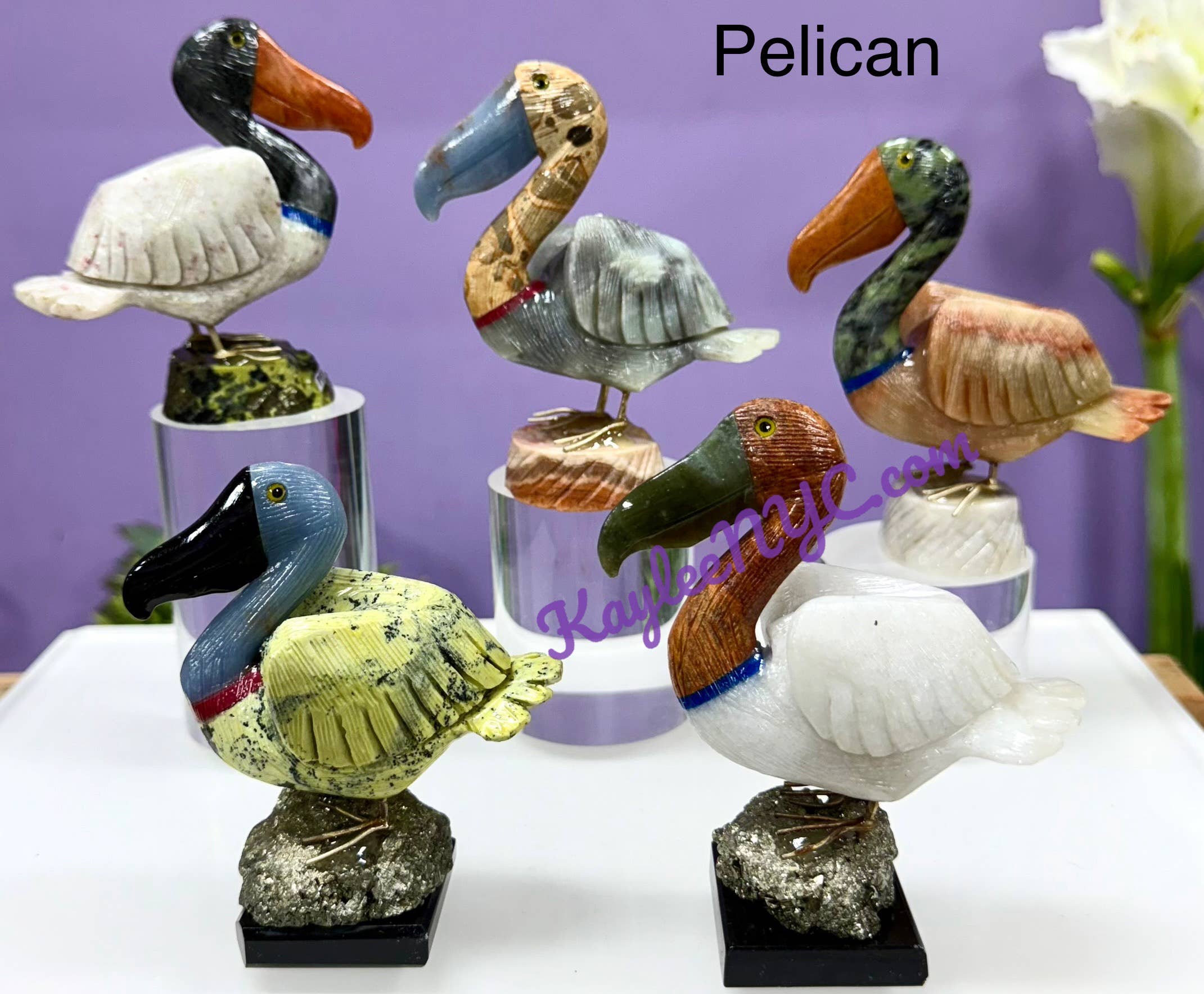 KayleeNYC - Wholesale Spiritual Stone/Crystal - Natural Mix Crystal Birds Healing energy 6