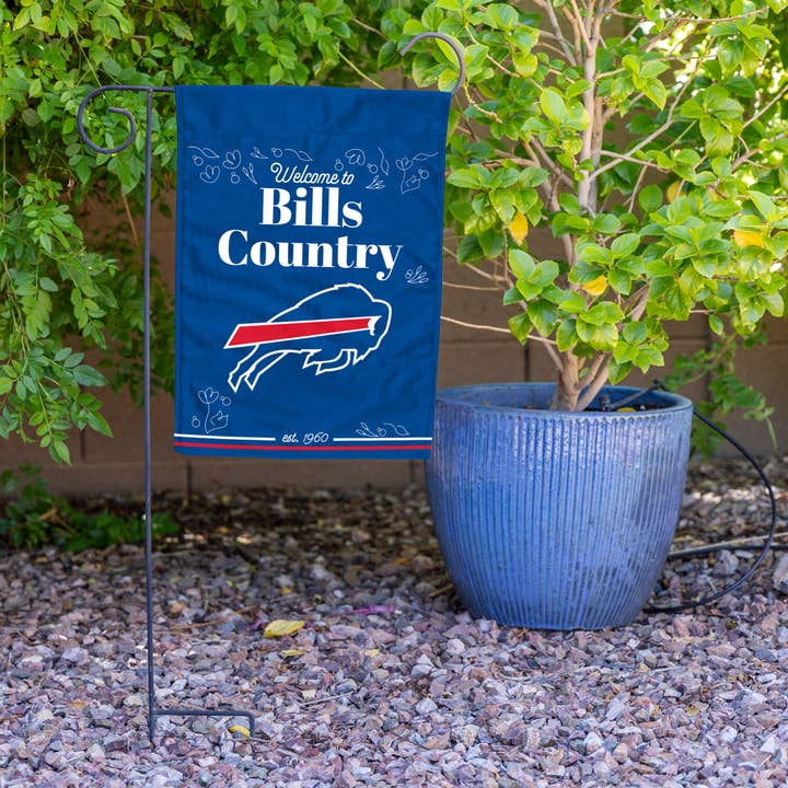 Rico Industries - Wholesale Flag - Buffalo Bills Double Sided Garden Flag3
