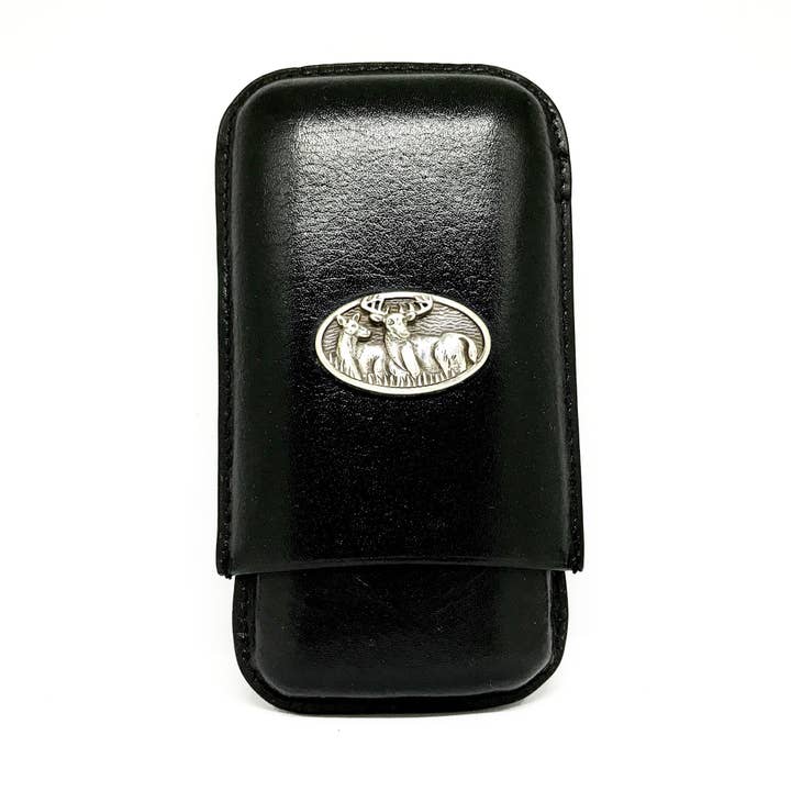 Deer Grazing Cigar Case for wholesale by Cigar Cutters by Jim