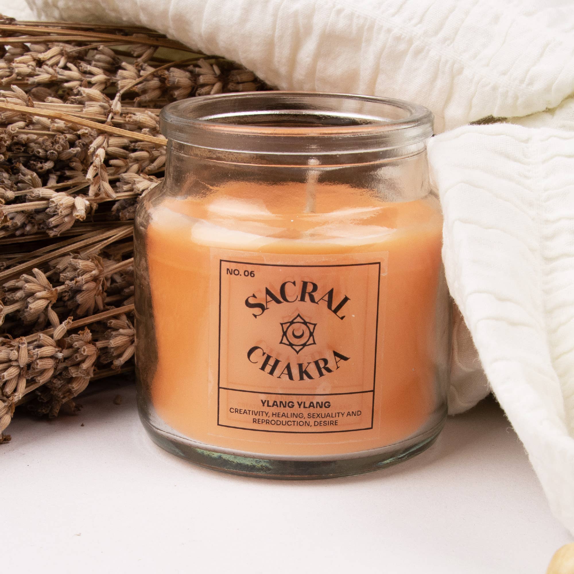 Myga – Großhandel Kerze im Glas / gefüllte Kerze – Sieben Chakra-Kerzen23