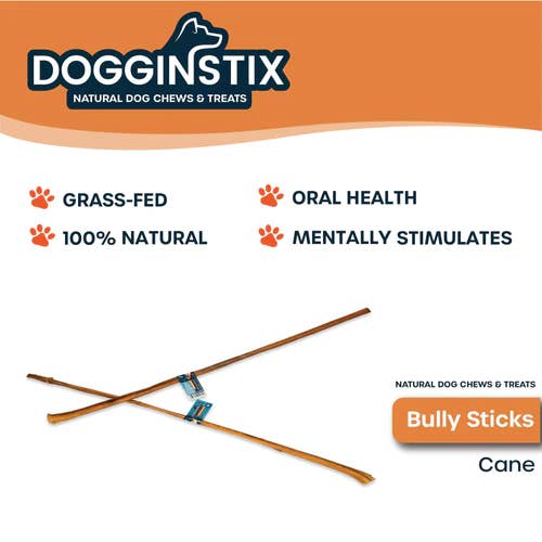 Dogginstix - Wholesale Pet Treats - Dog - 24" Cane Bully Sticks2