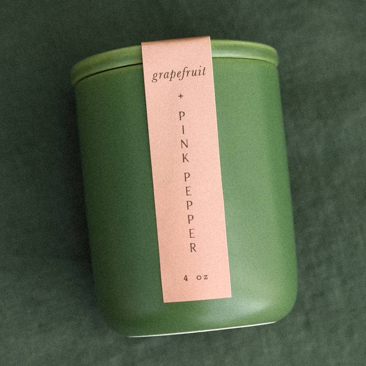 LEIF - Wholesale Jar/Filled Candle - MINI BOTANIST CANDLE ceramic jar | grapefruit & pink pepper0