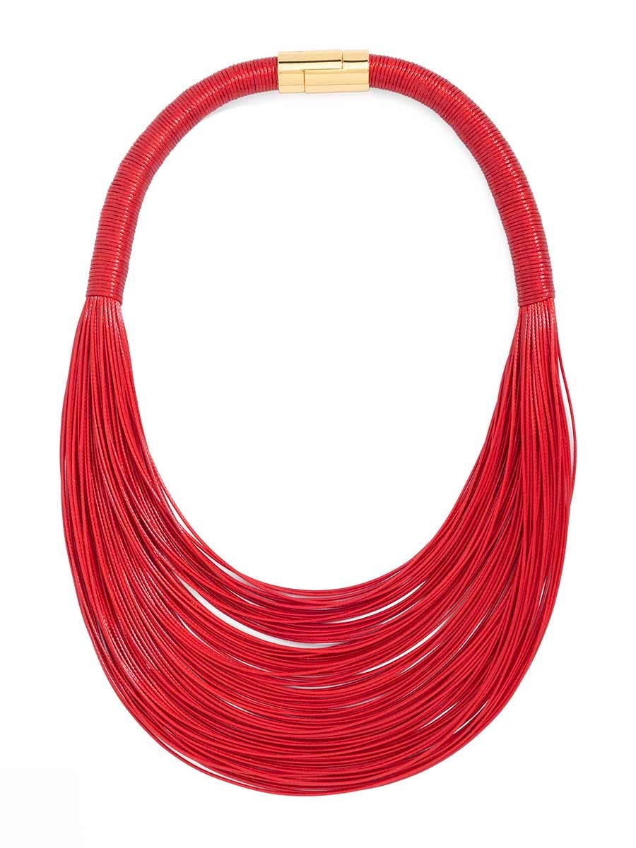 ZENZII Jewelry - Vendita all'ingrosso Girocollo/collier - Collana a strati con cordino in pelle5