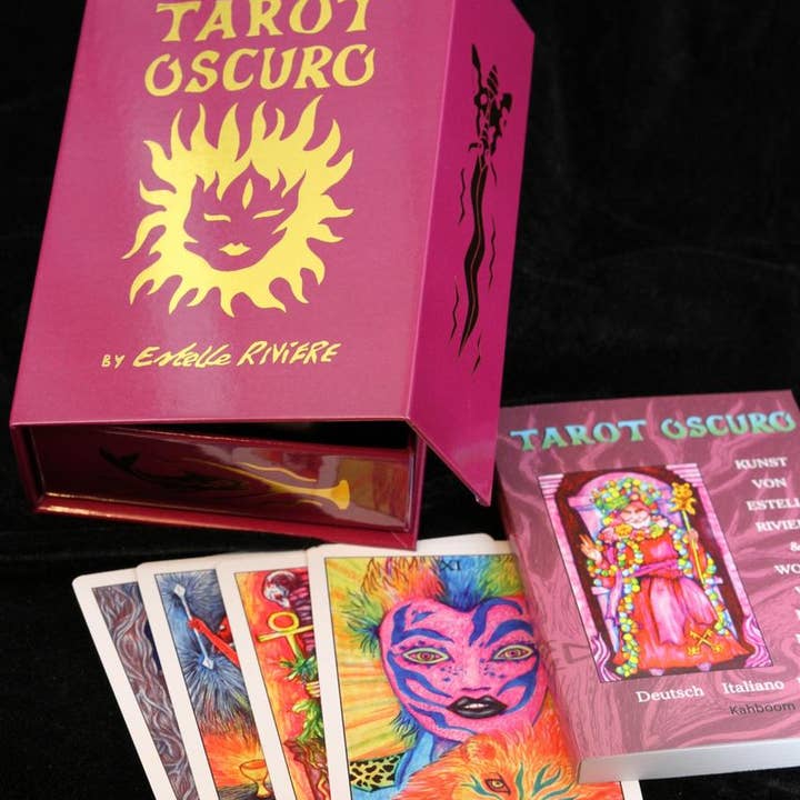 SCB – Cartas de tarô por atacado – Tarô Oscuro: Versão em Alemão, Italiano e Português