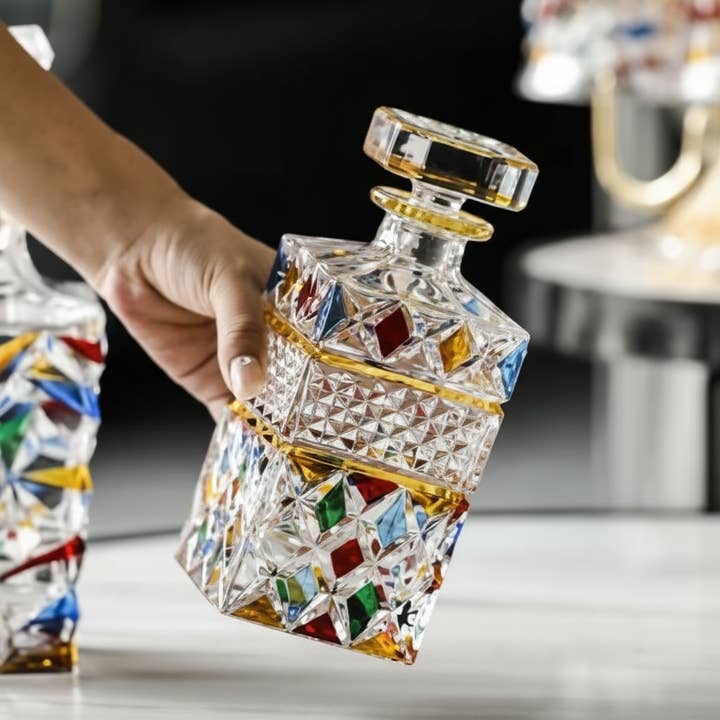 Buddha Ayurveda - Wholesale Decanter - Luxury Crystal Wine Decanter Set 850ML – European Style