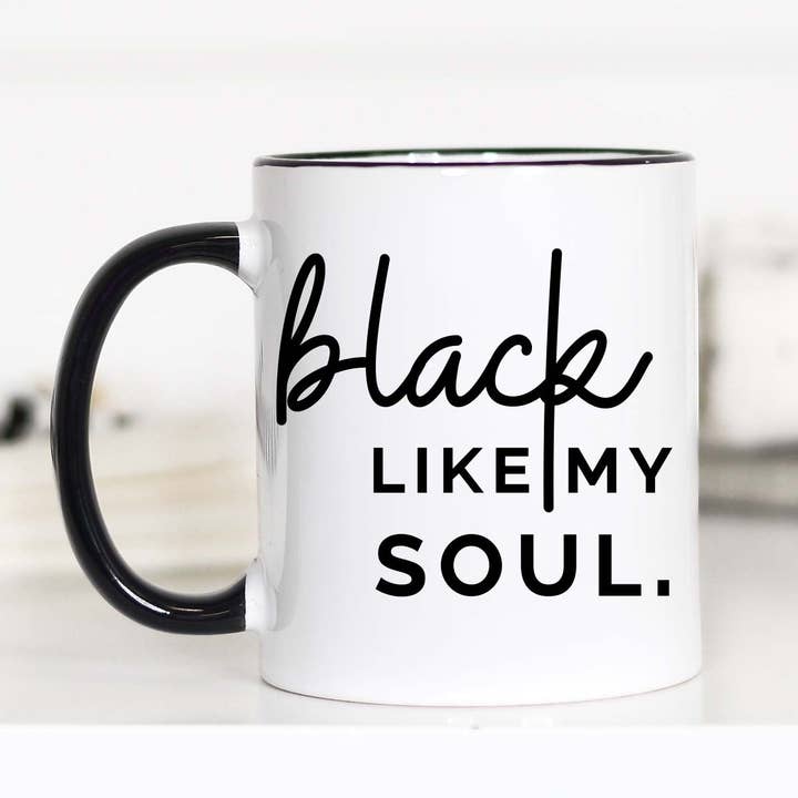 Mugsby - Wholesale Coffee Mug - Black Like My Soul Mug