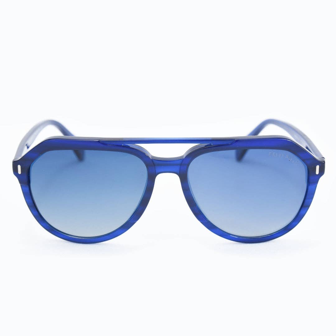 PELLY HILLS - Wholesale Sunglasses - Men's - Azure Blue Aviator sunglasses1