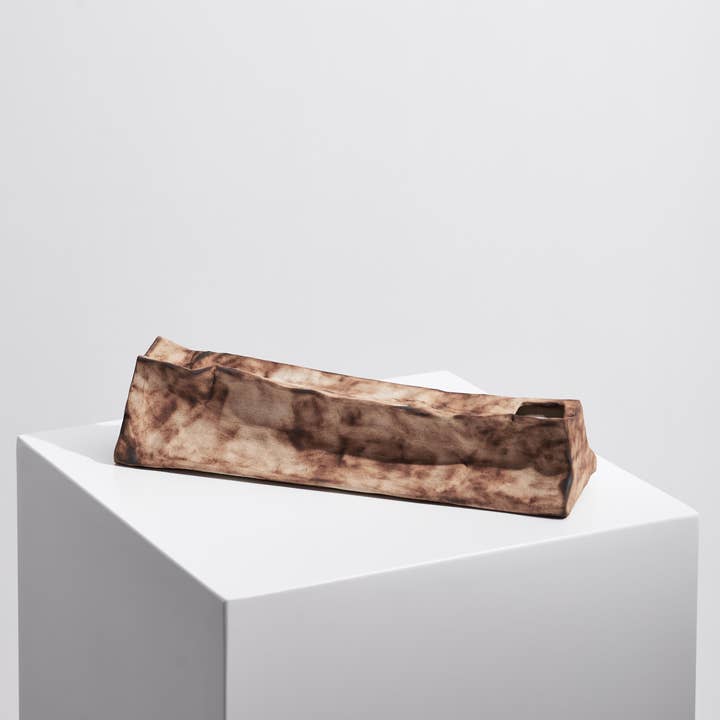 Midnight Home - Wholesale Vase - Crumpled -II Handmade Ceramic Vase1