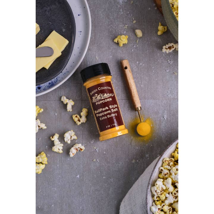 Amish Country Popcorn – wholesale Salt – 5.5oz. Ballpark-Style Popcorn Salt2