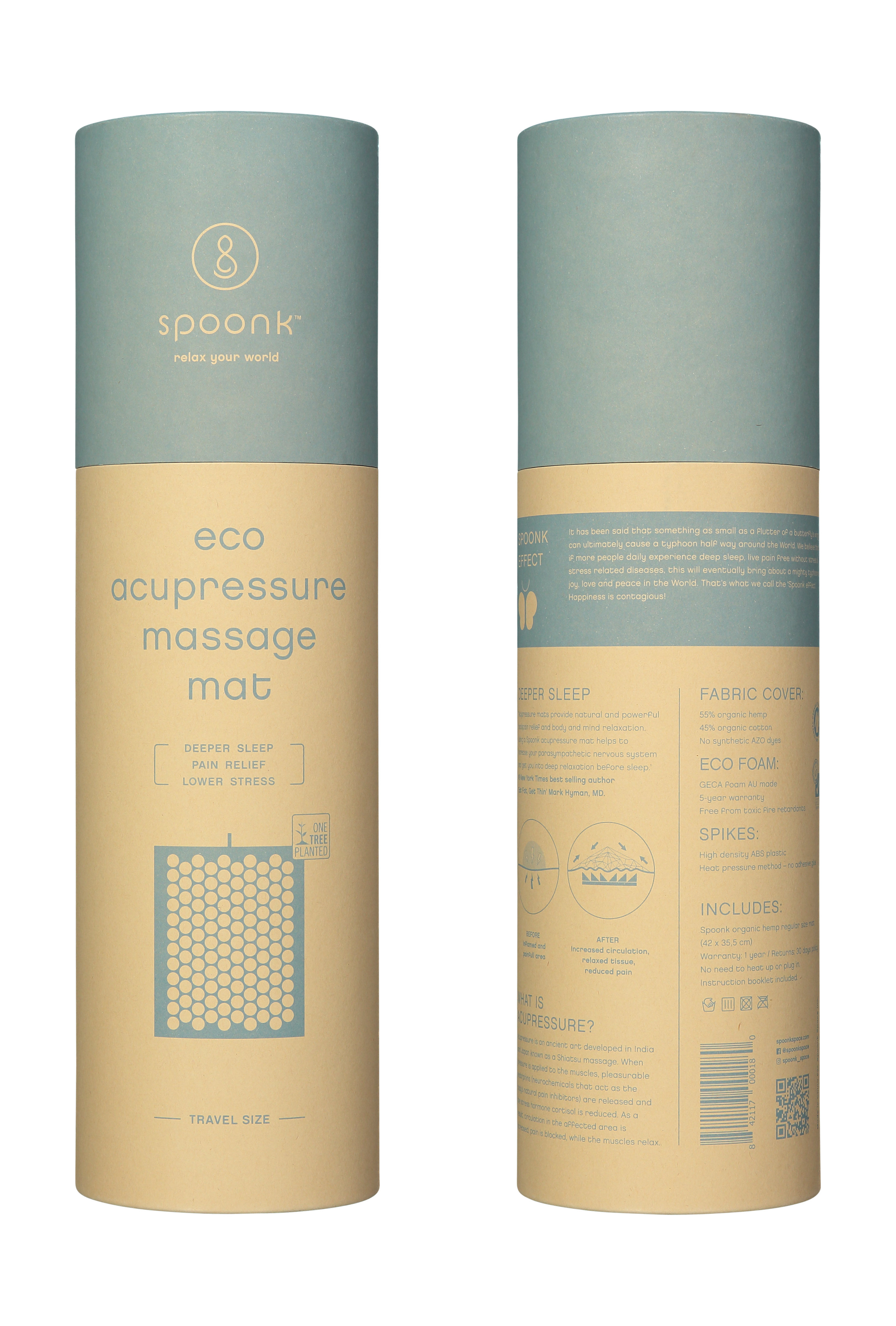 Spoonk Space Inc. - Wholesale Body Massager - 8pc Acupressure Travel - in mixed colour1