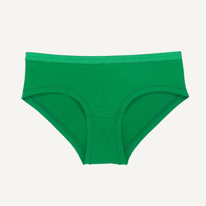 Women's Organic Cotton Mid-Rise Hipster Underwear Fig Leaf for wholesale on Faire