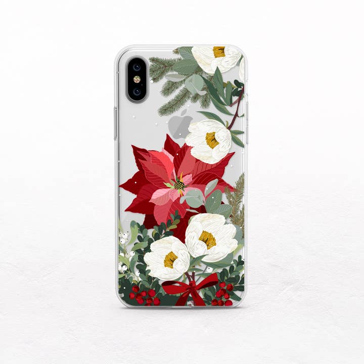 iPhone Christmas Poinsettia Coque pour la vente par Onesweetorange