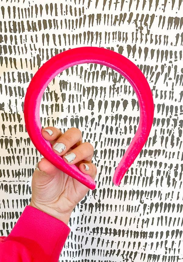 Iris Atelier - Wholesale Fashion Headband - Women's - Padded Velvet Headband - Medium3