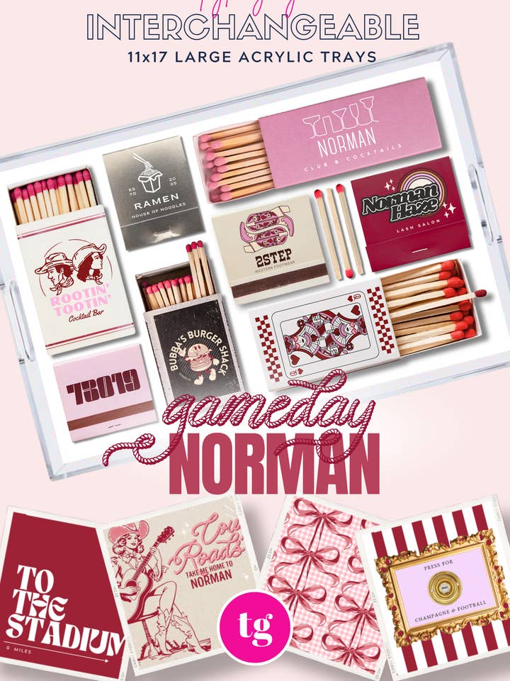 11x17 GAMEDAY NORMAN Einsatzset mit 10 für den Großhandel von TAYLOR GRAY