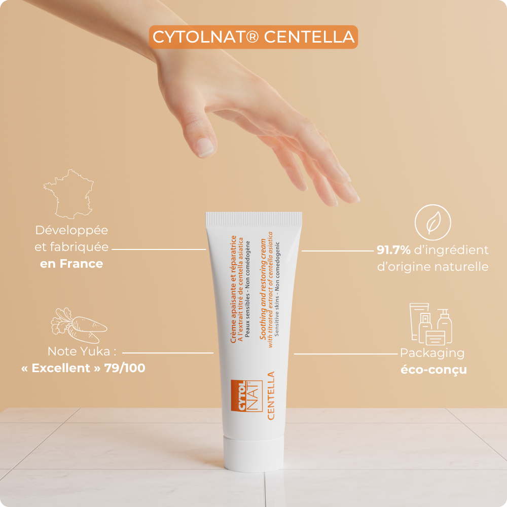 Laboratoires Cytolnat - Wholesale Healing Salve/Balm/Cream - CYTOLNAT - Centella Soothing and Repairing Cream - 50ml4