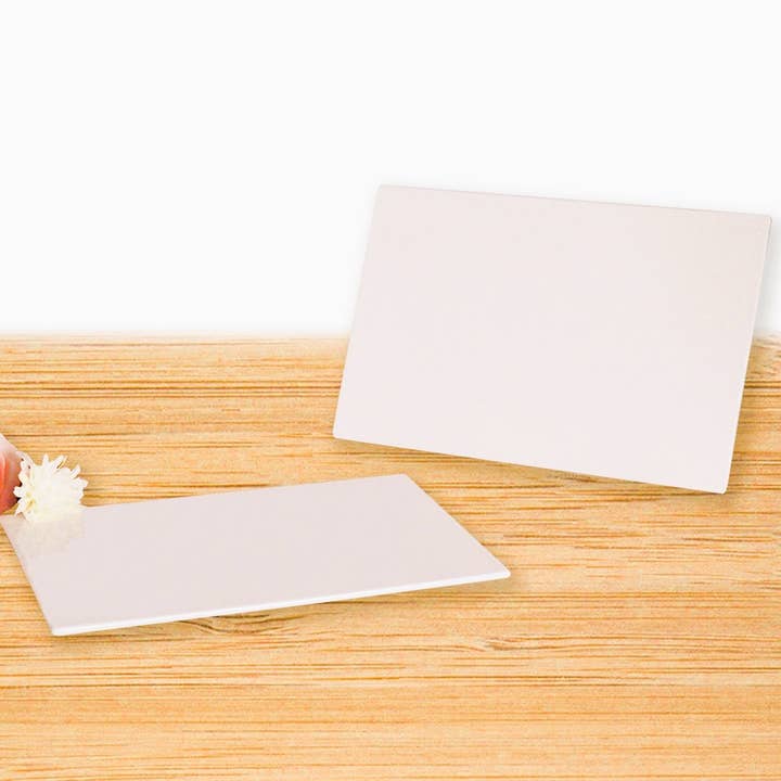 Magnolia Lounge - Wholesale Platter - White Bone China Rectangular Serving Platters (Set of 3)1