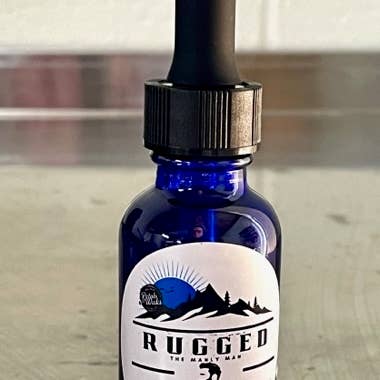 Huile à barbe RUGGED pour la vente par Petals & Wicks Wholesale
