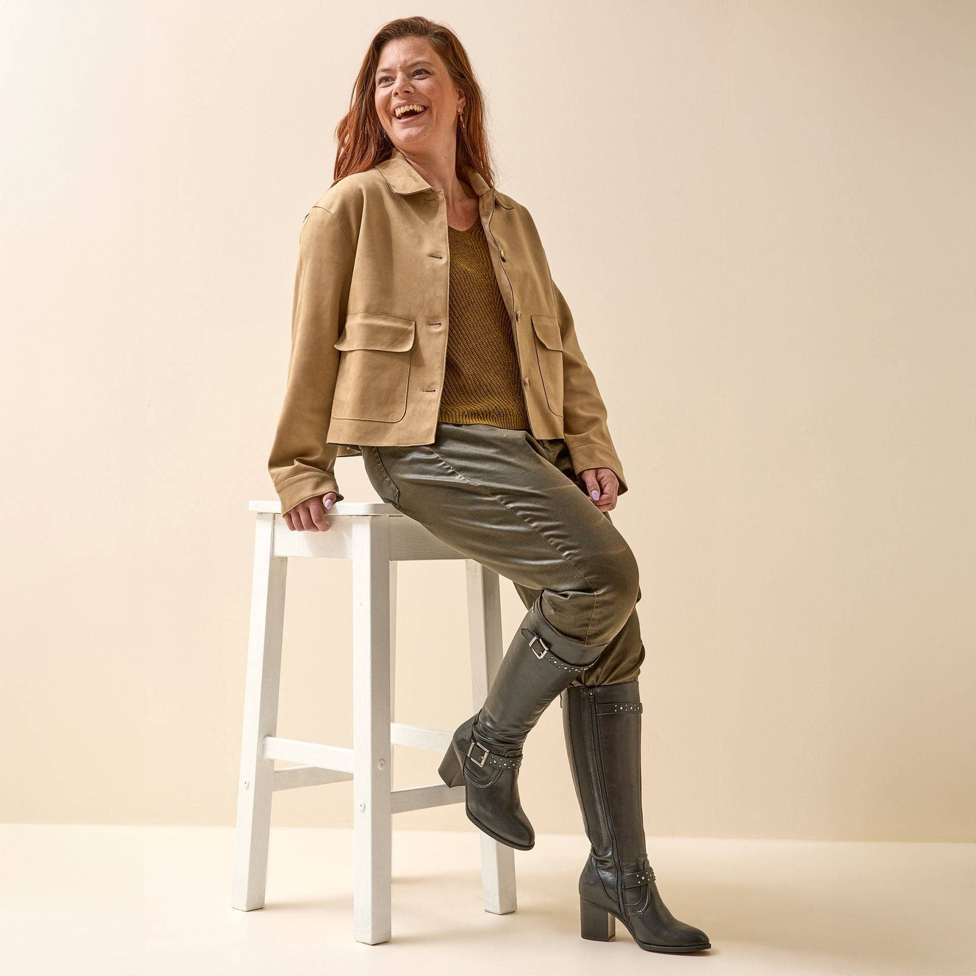 Gabylou - Wholesale Boots - Women's - VARIO XL/2XL boots for wide calves - Model Chrystel36