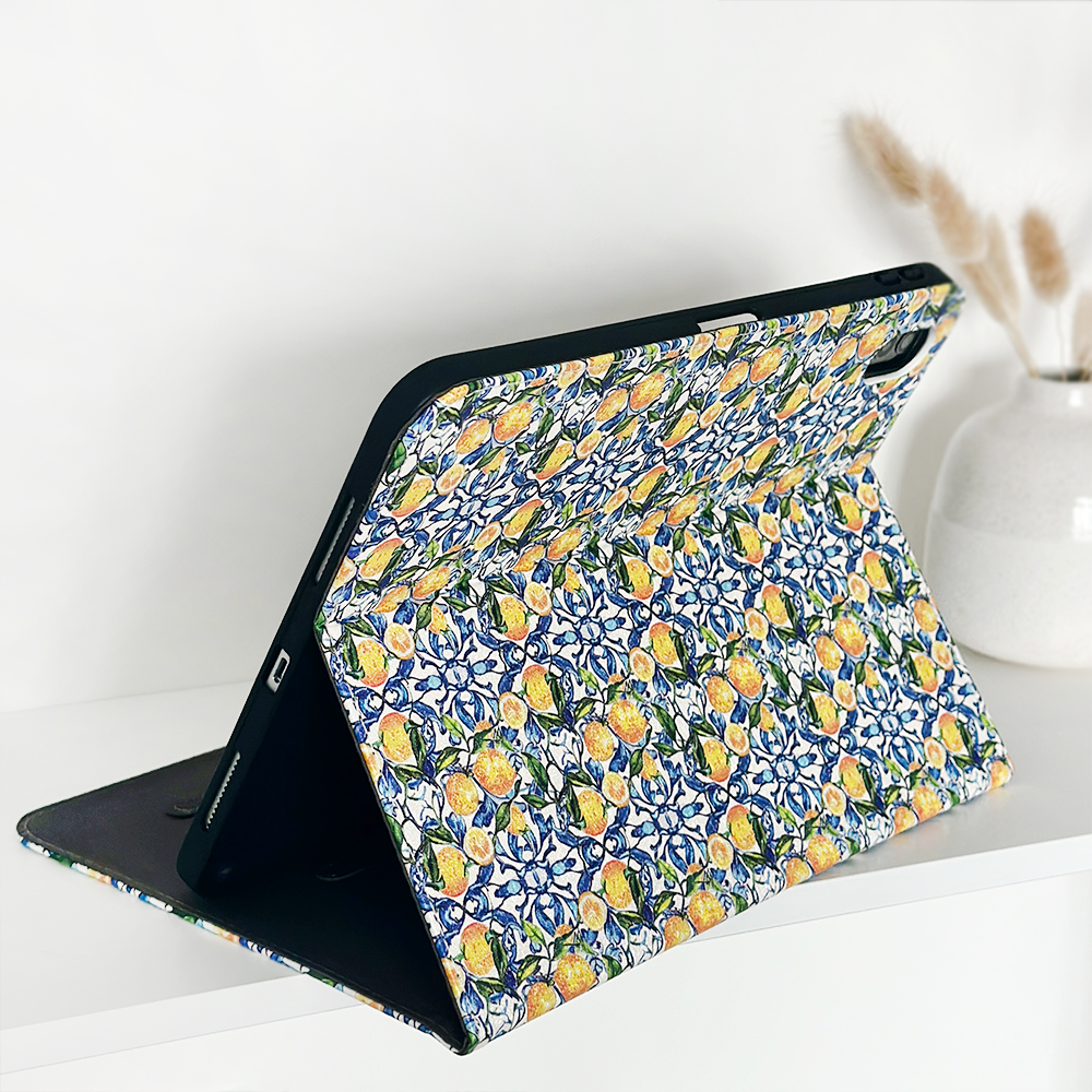 Coconut Lane – wholesale Laptop/tablet case – Women's – Amalfi Lemon iPad Case2