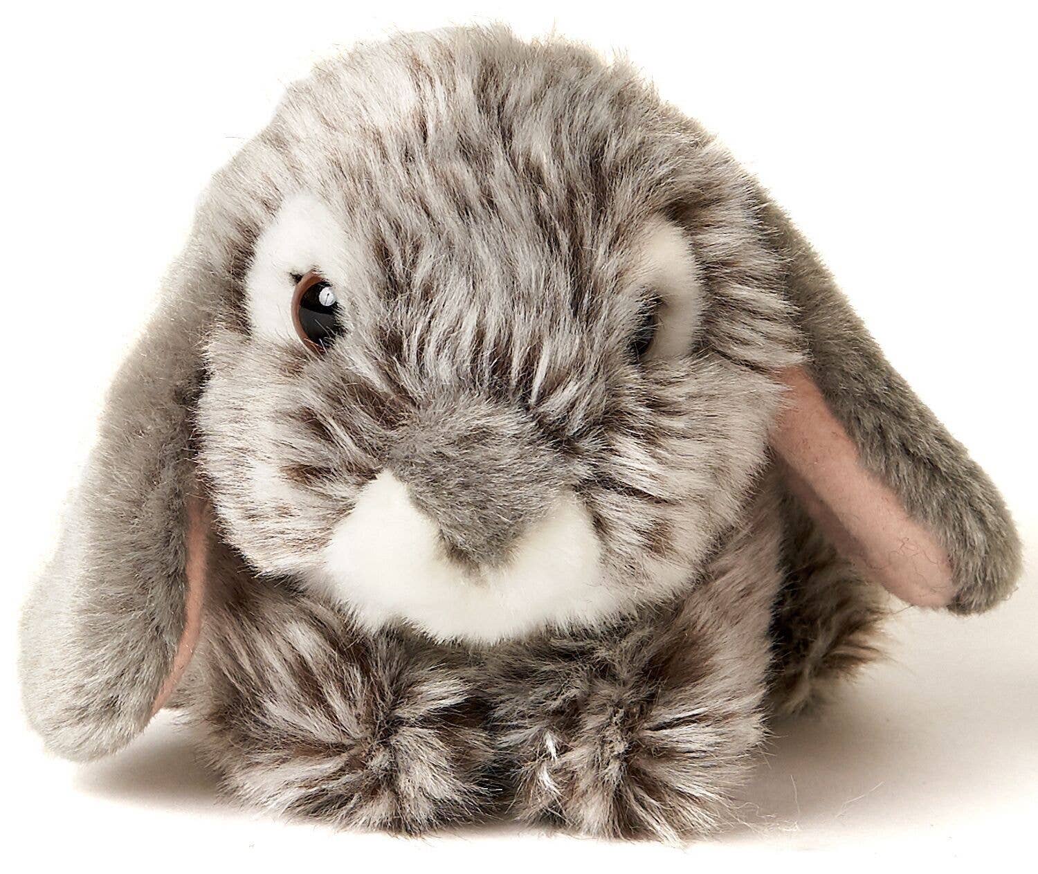 Uni Toys - Wholesale Stuffed/Plush Toy - Kids & Baby - Aries rabbit, lying down (grey) - cuddly/plush toy2