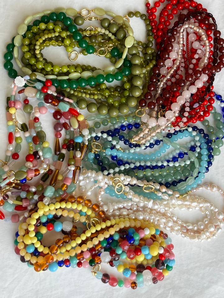 16 inch Beached Necklaces for wholesale by OUI CHEF STUDIO