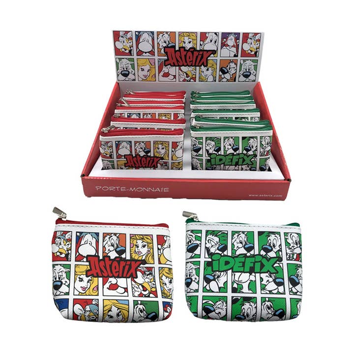 Puckator EU – Großhandel Geldbörse – Unisex – Asterix Porträts PVC Geldbörse