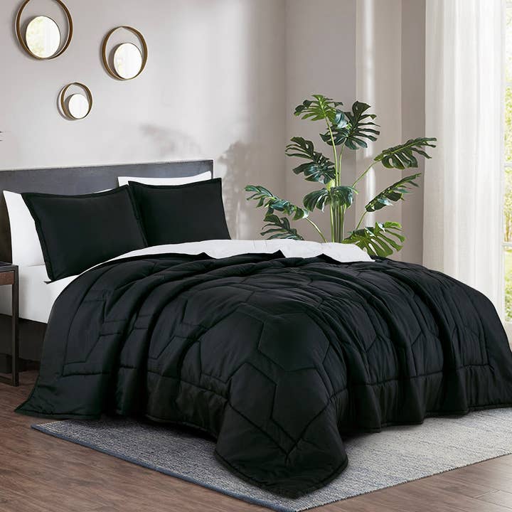 home mart goods - Wholesale Bedding Set - 5pcs Assorted Soft Plush Cozy Bed Quilt Sets Queen Size3