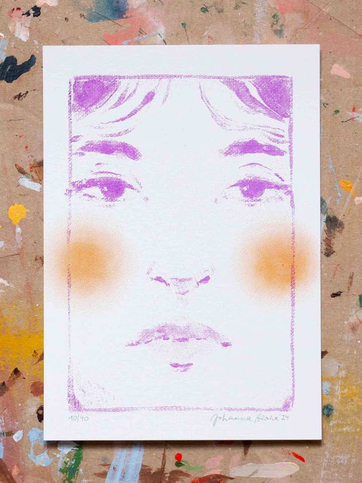 Ok, Cool (Lila) Serigrafía para venta al por mayor de Avis et Tigris