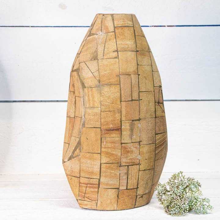 Antikas - Wholesale Vase - Brown Clay Vase - H.54Cm