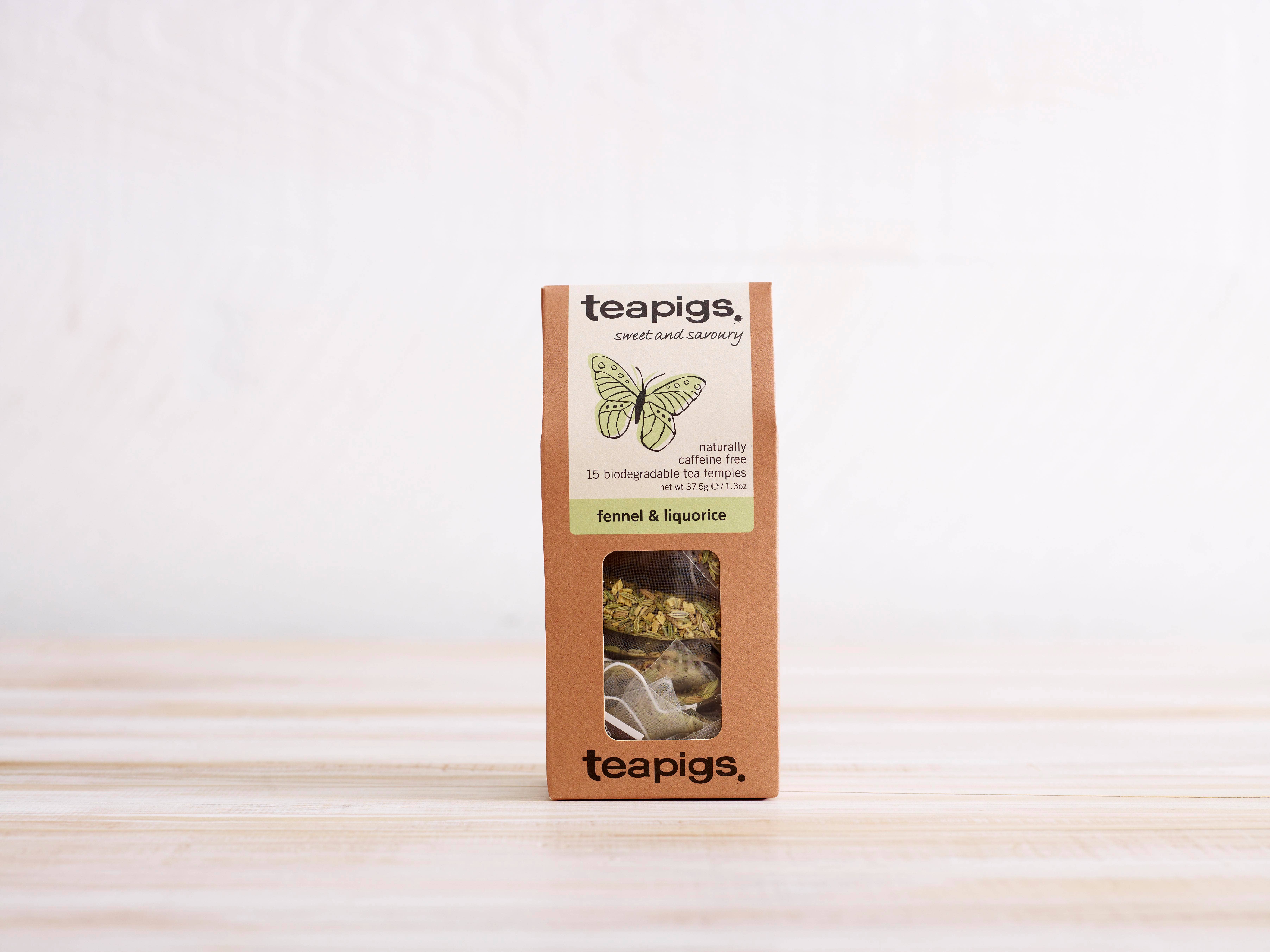 teapigs - Wholesale Tea Bags - Fennel & Liquorice Tea - 15 Temples