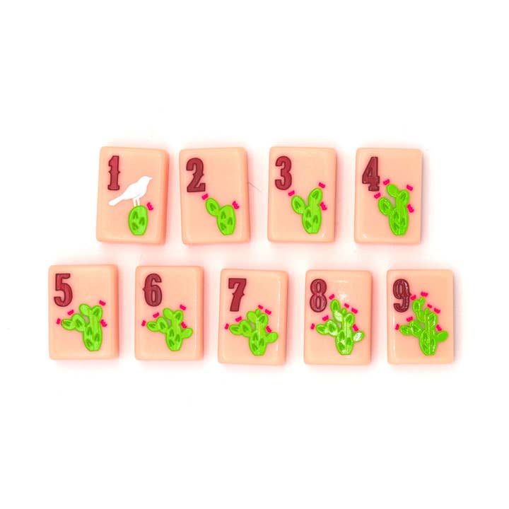 The Mahjong House - Wholesale Board Game - Pink Texas Tiles2