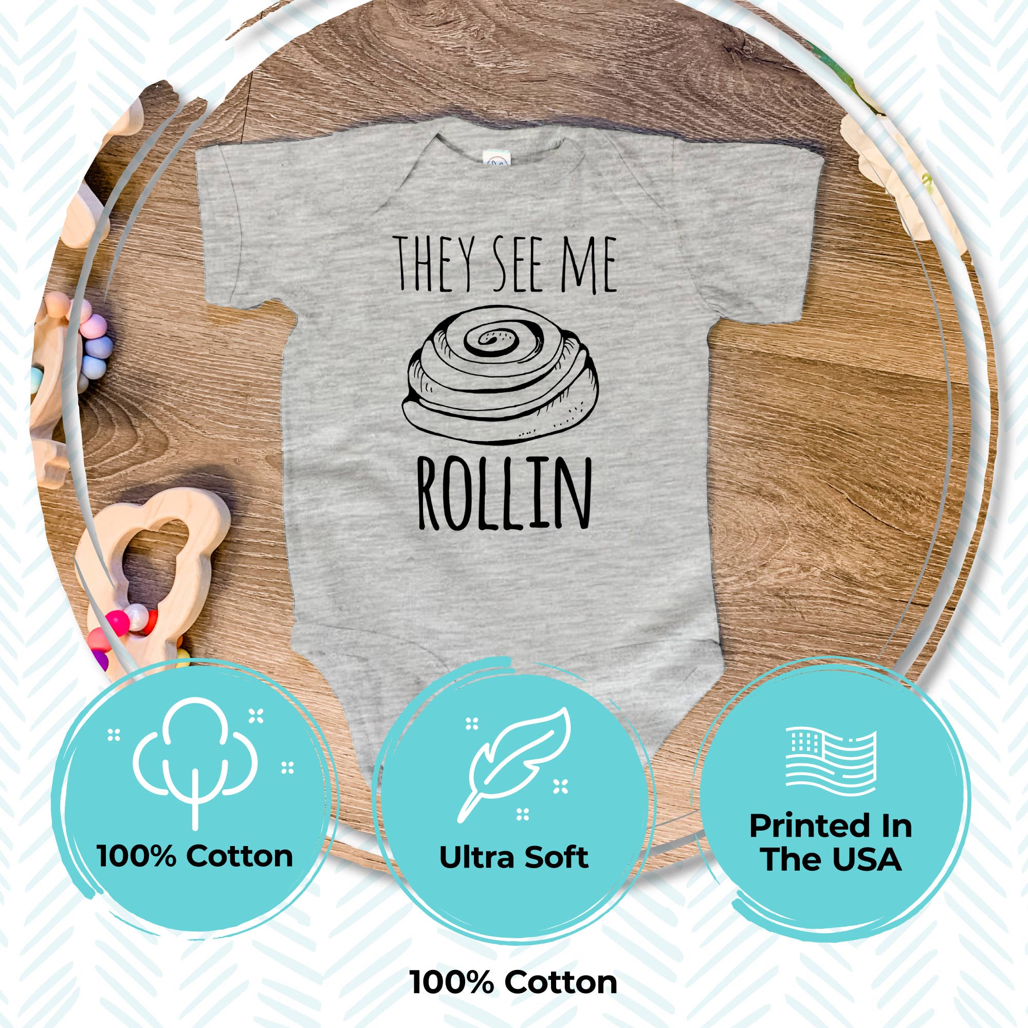 Moonlight Makers – Großhandel Body (ohne Füße) – Baby – Chicago, IL Collage - Baby-Body - CHI, ChiTown2