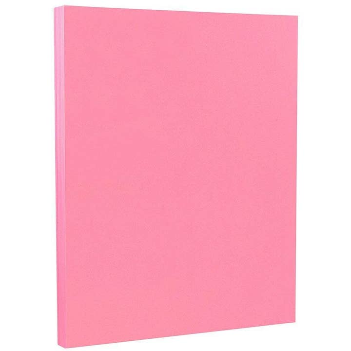 JAM Colored 24lb Paper, 8.5x11, Ultra Pink, 100 Sheets/PK and other Purchase Wholesale colored paper. Free Returns & Net 60 Terms on Faire trending on Faire.