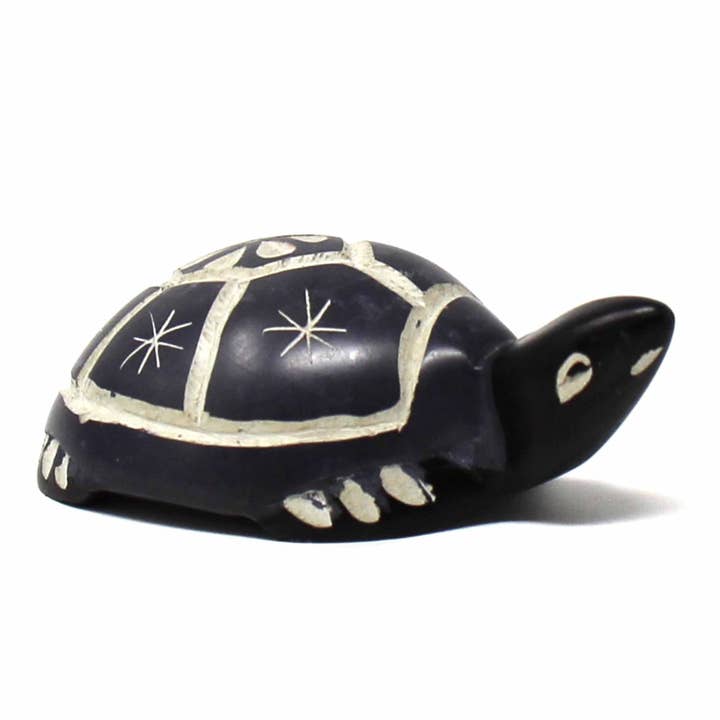 Global Crafts - Wholesale Decorative Figurine - 3.5" Soapstone Mini Turtles