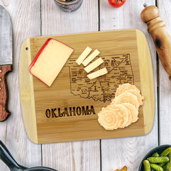 Totally Bamboo - Wholesale Cutting Board - A Slice of Life Oklahoma Cutting & Charcuterie Board3