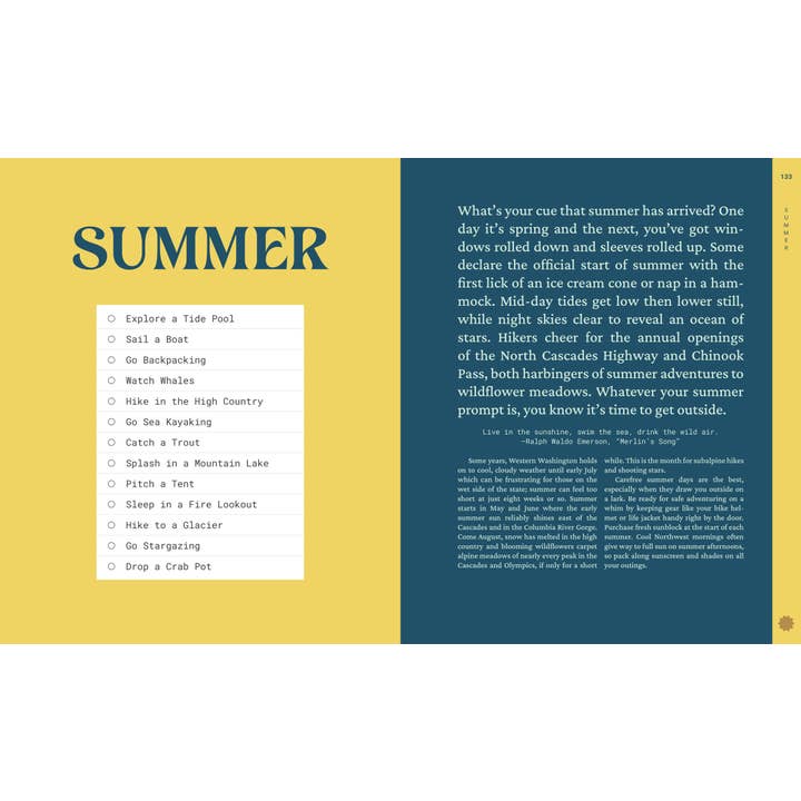 Mountaineers Books - Wholesale Nature & Outdoors Book - 52 Ways to Nature: Washington3