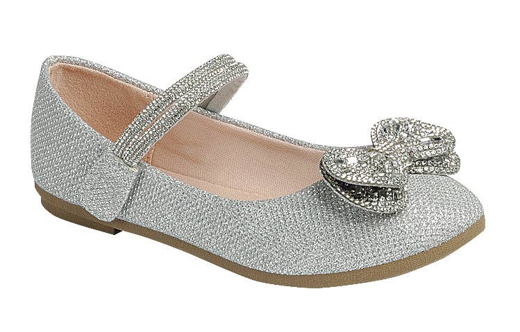 Mars Sky Shoes Wholesale - Wholesale Flats/Loafers - Kids - Link SUPPLE-90K Kids Girl Glitter Bow Tie Strap Flats-18 Pairs Pack-10.85/Pair1