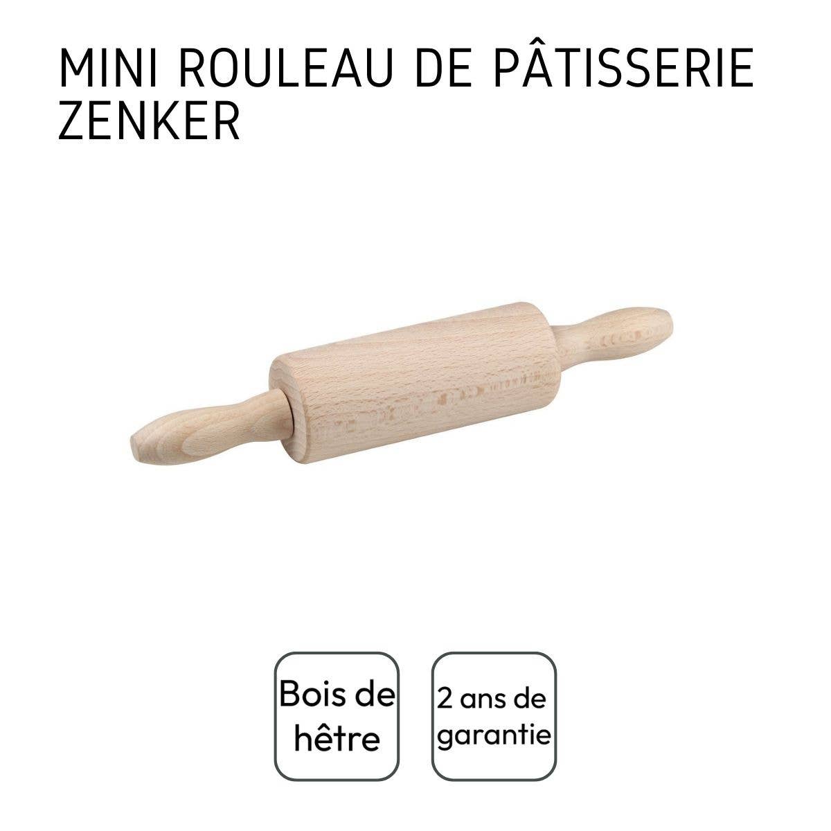 Zenker - Wholesale Deegroller - Zenker mini houten deegroller van 23 cm3