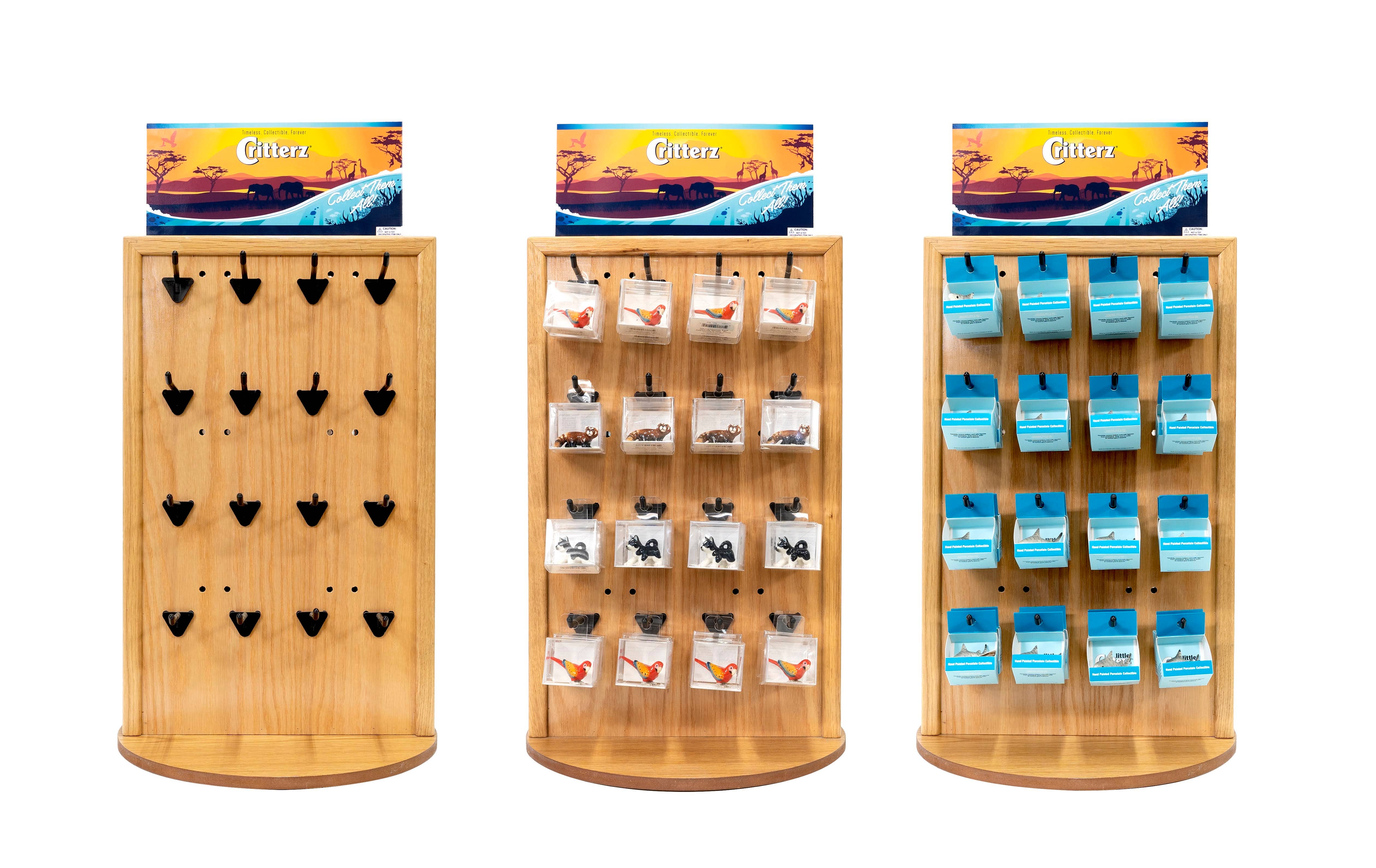 Little Critterz - Wholesale Retailer Display - Home & Living - Wood Counter Display LCD23-63