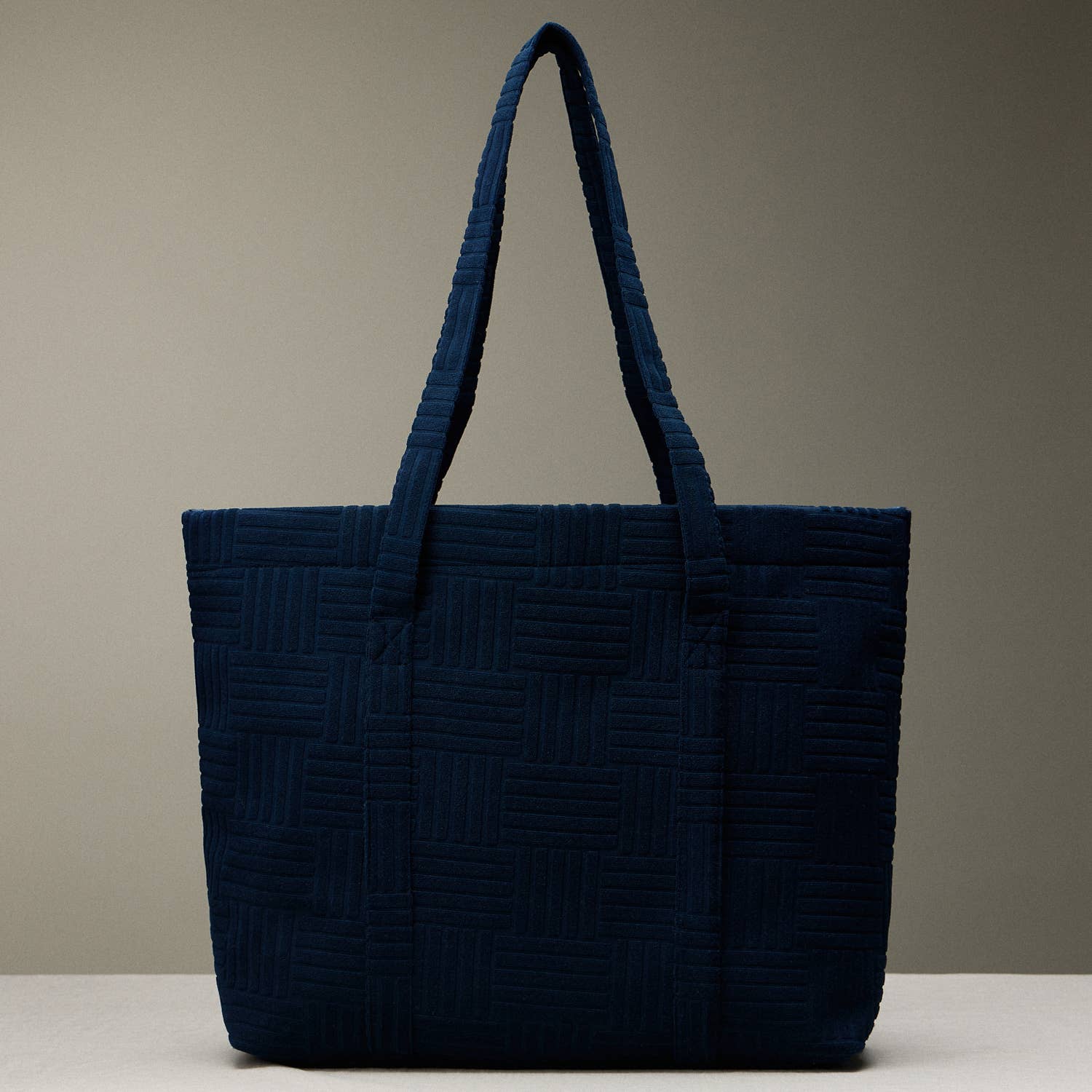 Frem - Vente Tote bag – femme - Sac cabas matelassé à texture tissée0